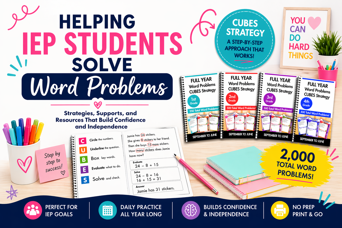 How to Help IEP Students Solve Word Problems with More Confidence