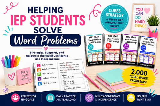 How to Help IEP Students Solve Word Problems with More Confidence
