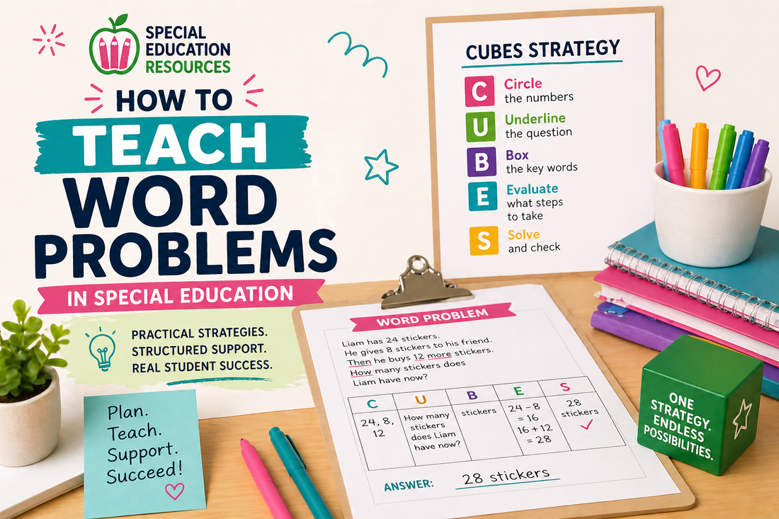 How to Teach Word Problems to Special Education Students: Step-by-Step Strategies That Work