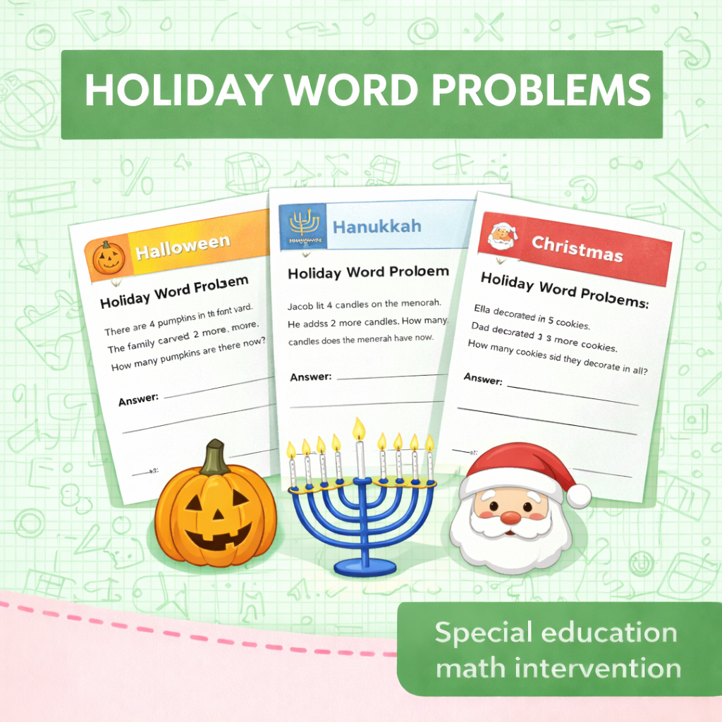 Holiday Word Problems
